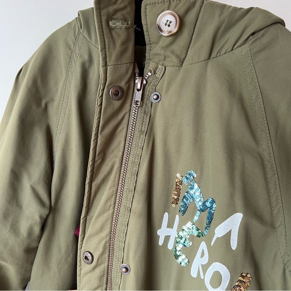 Zara Kids Khaki Parka - Picture 3 of 14